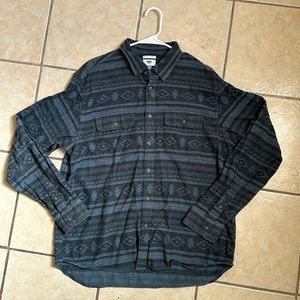 OLD NAVY Regular Fit Flannel Button-Up